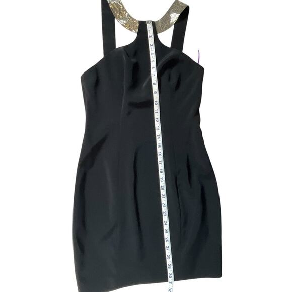 Vintage Niteline Della Roufogali Black Tie Formal Short Cocktail Dress Size 4 - Picture 7 of 13